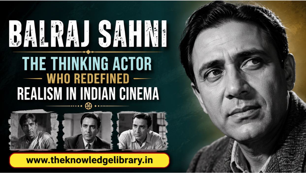 Balraj Sahni: The Thinking Actor Who Redefined Realism in Indian Cinema ...