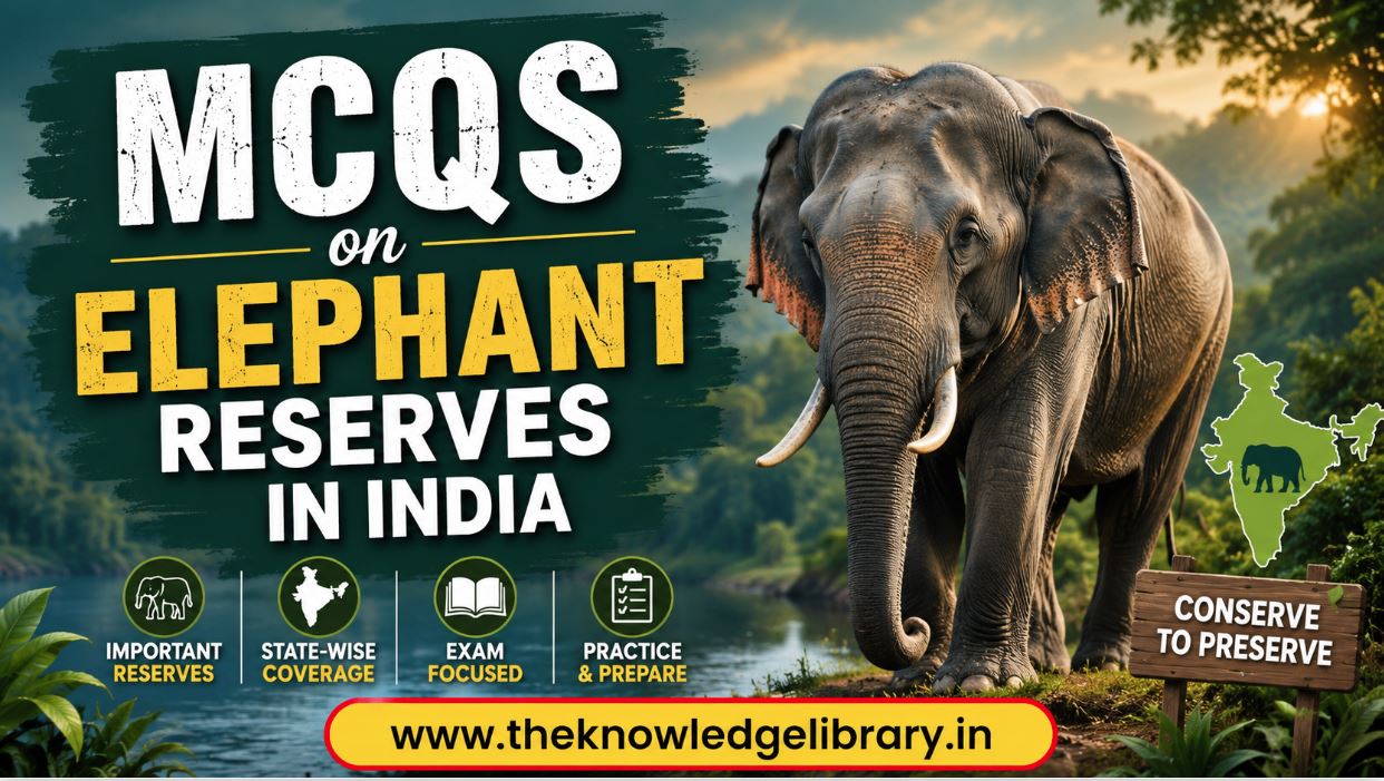 MCQs on Elephant Reserves in India - The Knowledge Library